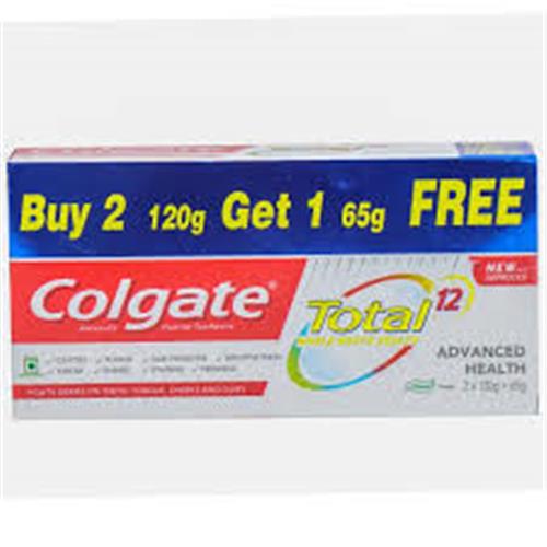 COLGATE TP TOTAL CHARCOAL 120g+65g